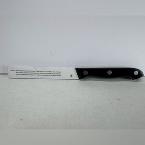 NEW- Ronco Showtime Six Star #14 Stainless Steel Kitchen Black Steak Knife